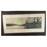 1893 Colored Etching Period Frame