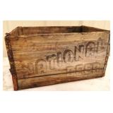 Drink National Beer "Red Drink Ink" Wooden Crate