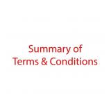 Terms & Conditions Summary