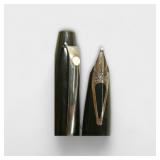 Sheaffer 14k 585 Grey & Black Fountain Pen