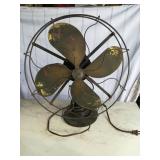 Antique Emerson Brass Blade 3-Speed Fan