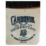 Carbonol Coal Tar Disinfectant Boston Stoneware Ju