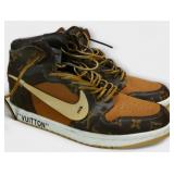 Louis Vuitton Air Jordan 1 Size 11 High Top Shoes