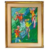 Oil on Canvas After Leroy Neiman 1990 US Open