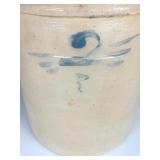 Hand Painted Wings #2 Stoneware Crock