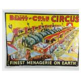 1965 Circus Print Clyde Beatty-Cole Bros