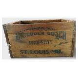 Anheuser Busch Wooden Shipping Crate