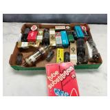 Flat of Vacuum Tubes & Misc.