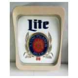 Miller Lite Lighted Bar Sign