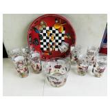 Gaming Glassware Tray & Ice Bucket