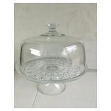 Glass Cake Stand and Dome Cover