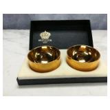 Set of Skultuna Sweden Brass Cups Votives