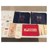 (10) Cloth & Vinyl Bank Bags