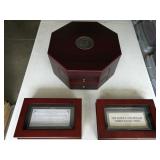 (3) Rare Currency & Coin Displays