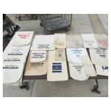 (20) Cloth Bank Bags Various