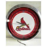 Cardinals Light Up Clock