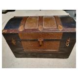 Wood With Metal Trim Trunk
