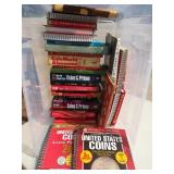 (30+-) Coin & Currency Reference Books + Tote