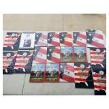 (19) Red, White & Blue Washington Quarter Folders