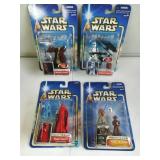 (4) Star Wars Figures Sealed Attack of the Clones