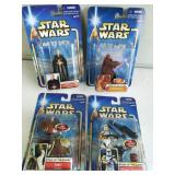 (4) Star Wars Figures Sealed Yoda Marce Windu