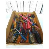 Flat of 40+- Screwdrivers