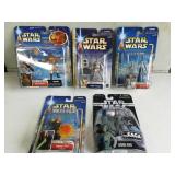 (5) Star Wars Figures Sealed Taun We, Gen. Veers