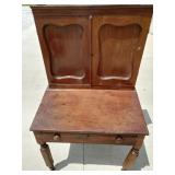 Antique Secretary Writer's Desk Two-Piece