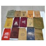 (15) Cloth Bank Bags 40s-60's