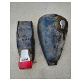 Motorcycle Gas Tank & Tail Light Backend Piece