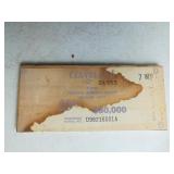 $20 1977 Cleveland Federal Reserve Wood Brick End