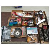 Table Lot of Tools Everything Shown