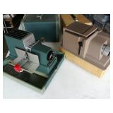 Argus 300 & Revere 553 Slide Projectors With Cases