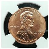 2009 FIRST DAY OF ISSUE PENNY 1C MS65RD NGC BIRTH