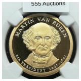 2008 S Van Buren $1 PF69 NGC Ultra Cameo
