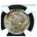 1945 D MERCURY DIME 10C MS66FB NGC