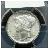 1942 MERCURY DIME 10C MS66 PCGS