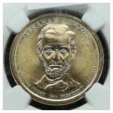 2010 D Lincoln $1 BU NGC First Day of Issue