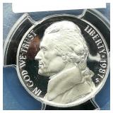 1987 S Jefferson Nickel 5C PR69 DCAM PCGS