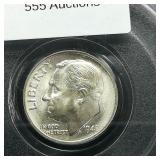 1947 S DIME 10c MS66 PCGS