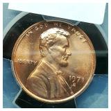 1971 S PENNY 1C MS66RD PCGS