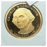 2007 S Washington $1 PF70 IGS 1st Day of Issue