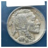 1937 S Buffalo Nickel 5C VF20 ANACS
