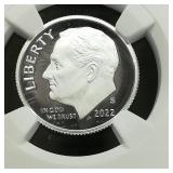 2022 S Silver Dime 10c PF70 NGC Ultra Cameo