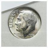 1958 D Dime 10c MS70 SGS