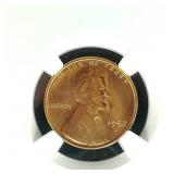 1952 D PENNY 1C MS65RD NGC