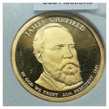 2011 S Garfield $1 PR70 IGS DCAM 1st Day of Issue