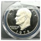 1978 S Eisenhower $1 PR69 DCAM PCGS