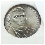 2006 P Jefferson Nickel 5C MS70 INB RETURN TO MONT