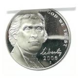 2006 S Jefferson Nickel 5C PF69 ULTRA CAMEO NGC